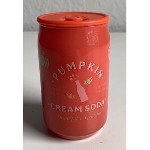 Dw Home Pumpkin Cream Soda Pop Scented Candle Fall Autumn 6.4 Oz Orange NEW